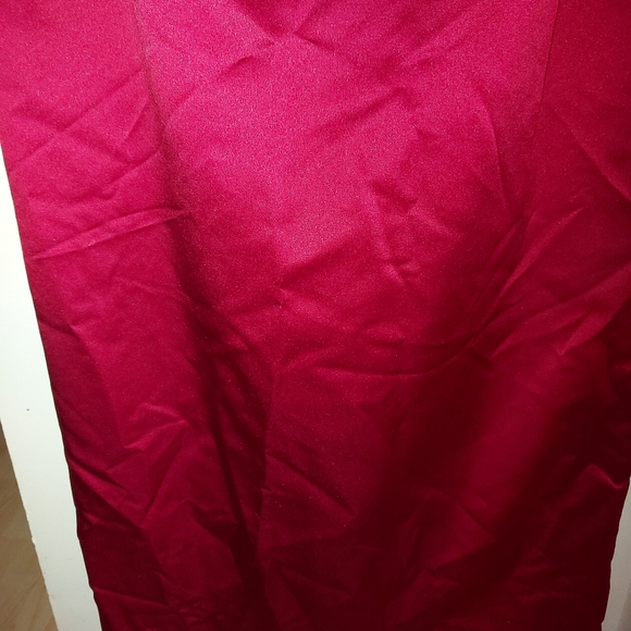 Davids Bridal Red Long Gown - Picture 7 of 11